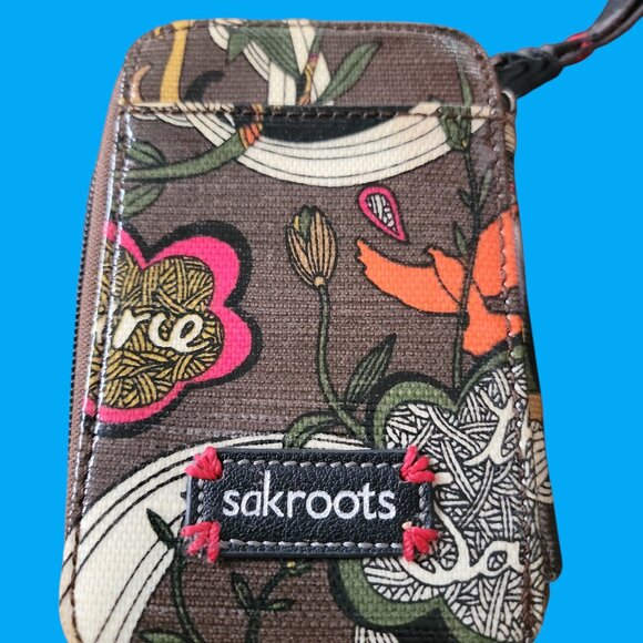 🌸 Sakroots Mini Wallet – Funky • Compact • Artsy - Picture 3 of 11